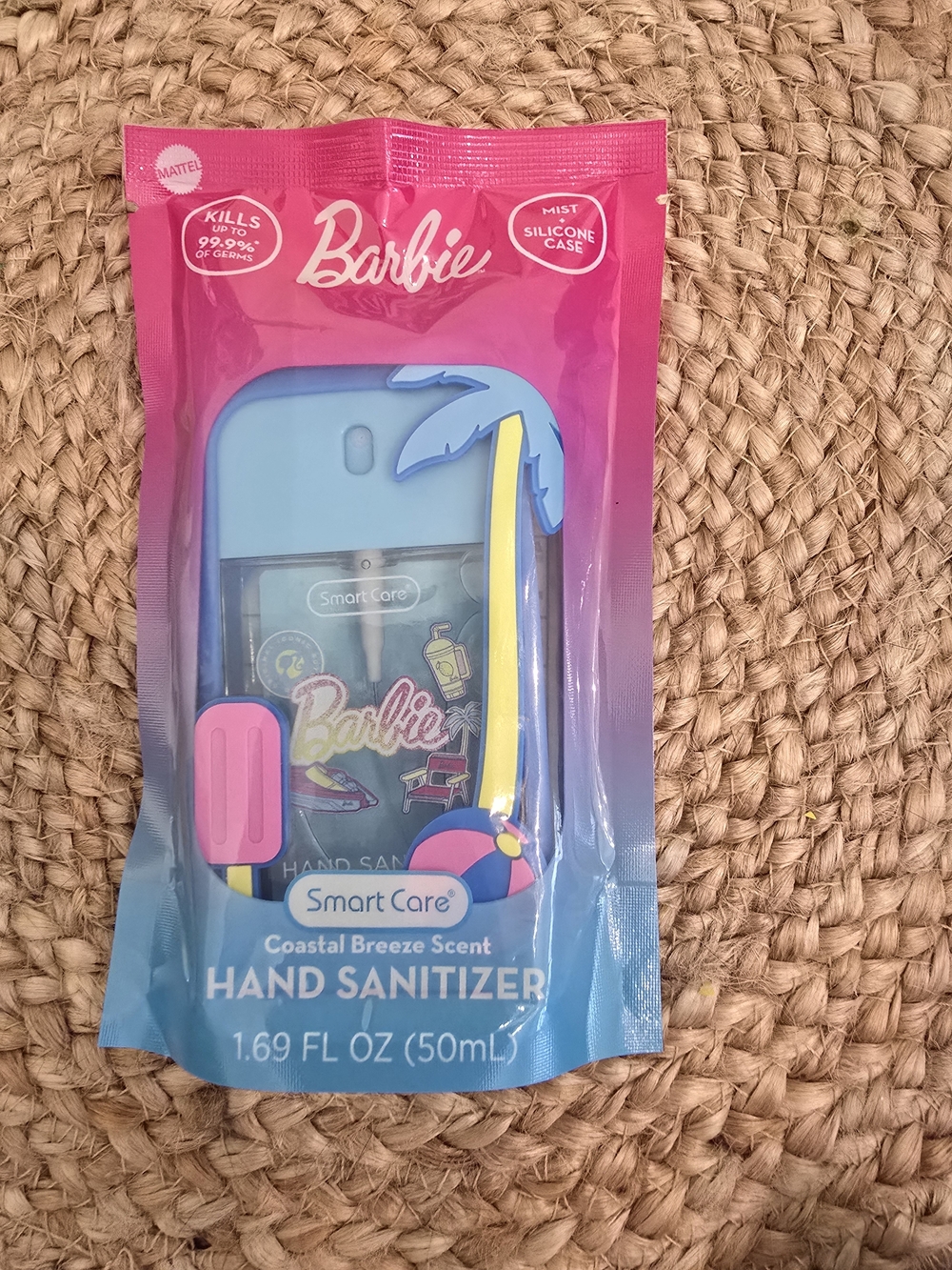 NWT Barbie Hand Sanitizer Mist And Silicone Case